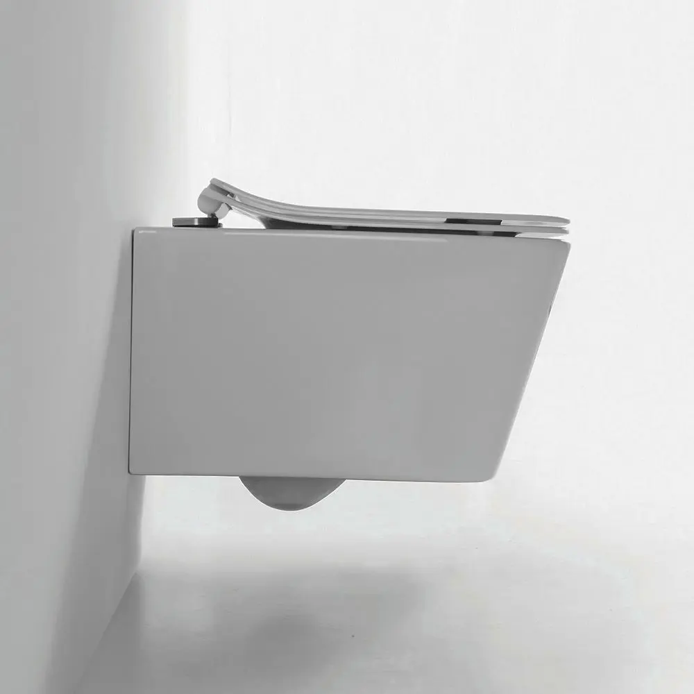 Фото 6 Унитаз подвесной Iberica blanca IB.TLD.231.1B1 безободковый с сиденьем микролифт Фото 6 Унитаз подвесной Iberica blanca IB.TLD.231.1B1 безободковый с сиденьем микролифт