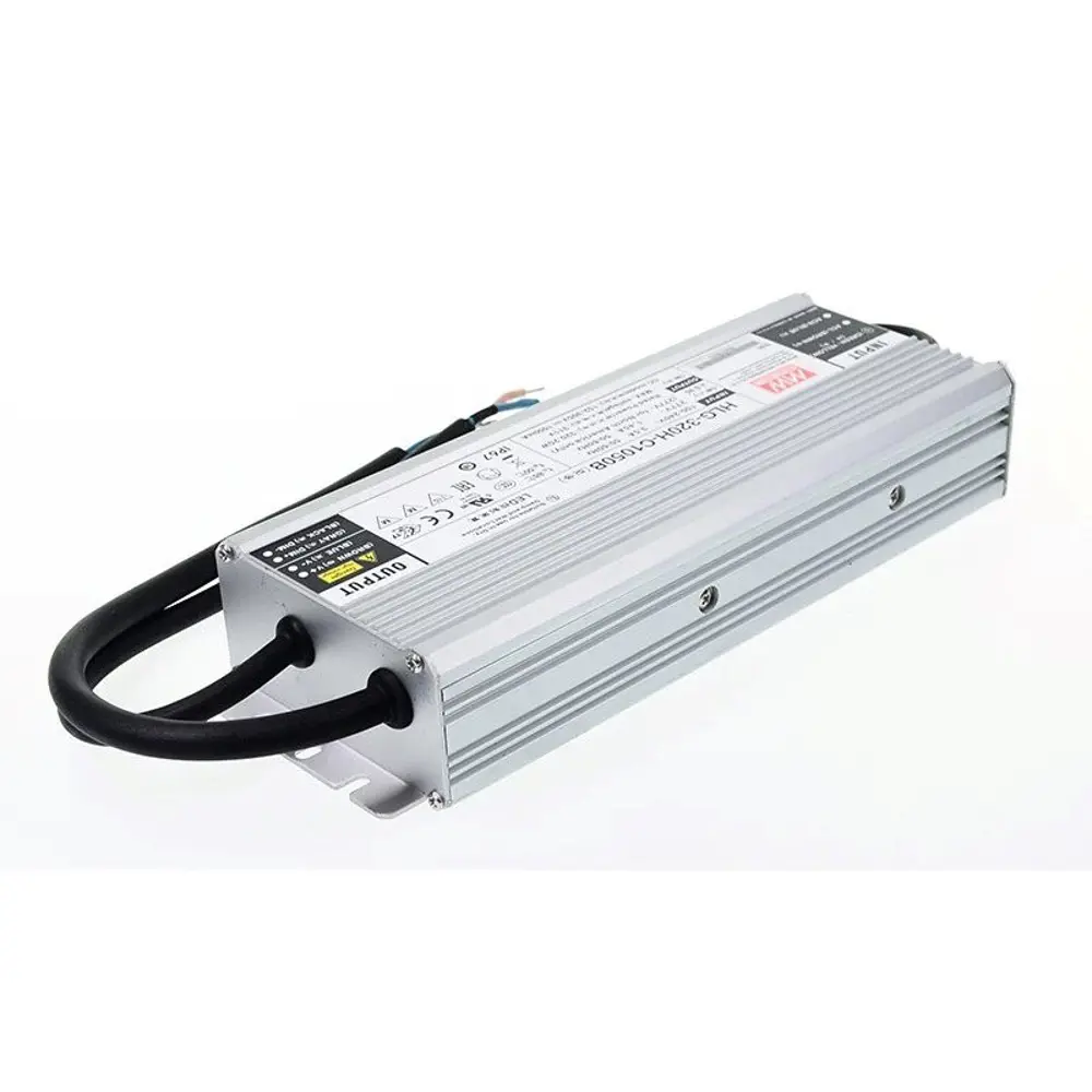 Фото Блок питания влагозащищенный Mean Well Hlg-320h-c1050b для светодиодной ленты 110-220 В 320 Вт IP67 Фото Блок питания влагозащищенный Mean Well Hlg-320h-c1050b для светодиодной ленты 110-220 В 320 Вт IP67