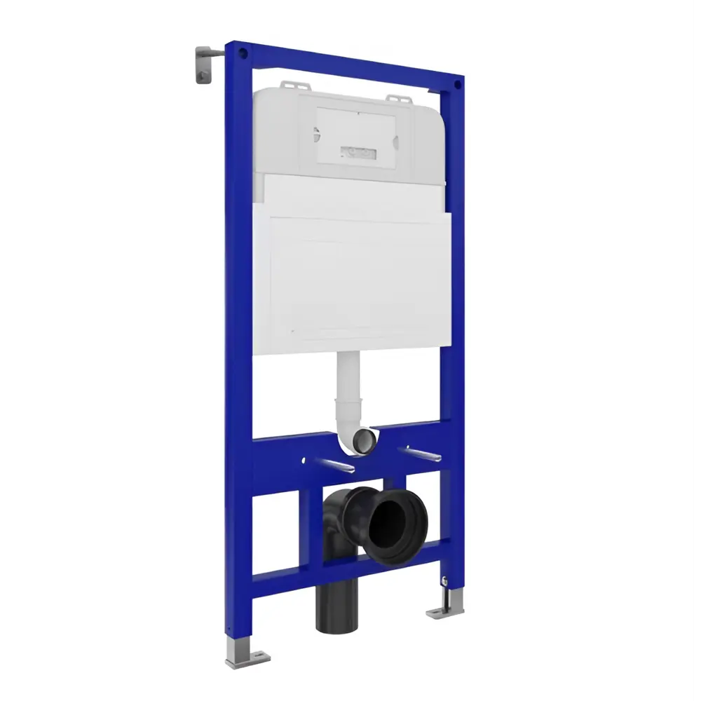 Фото 4 Комплект инсталяция с унитазом 3 в 1 инсталляция Enio Tecnico 52 унитаз SinteSi EVI кнопка белая матовая Rotondo