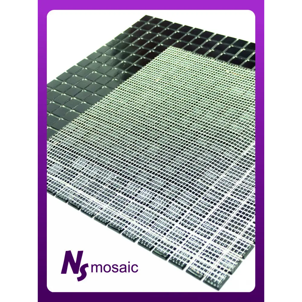 Фото 9 Декоративная мозаика Nsmosaic Gk01 NS00GS0088nsk 32.7x32.7см цвет черный Фото 9 Декоративная мозаика Nsmosaic Gk01 NS00GS0088nsk 32.7x32.7см цвет черный