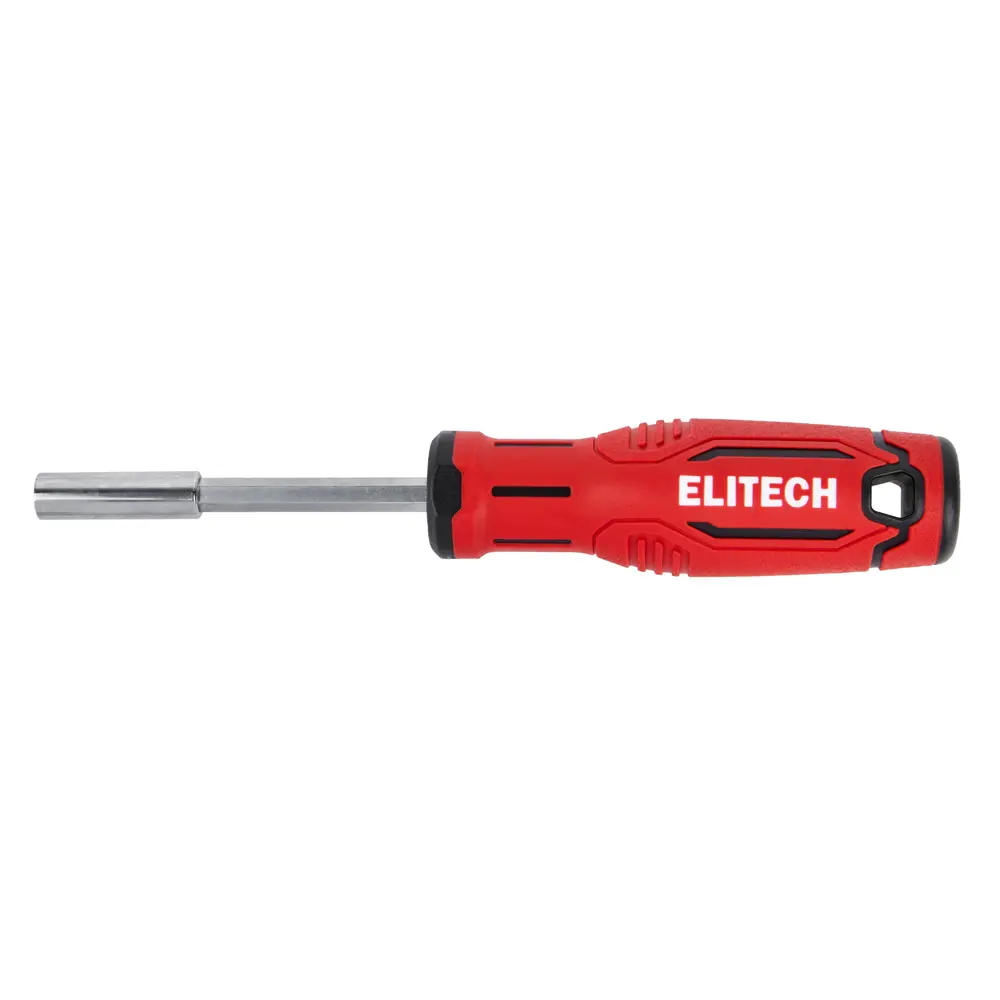Фото 5 Отвертка с набором бит Elitech 290001, 54 предмета Фото 5 Отвертка с набором бит Elitech 290001, 54 предмета