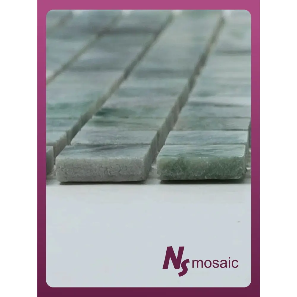 Фото Декоративная мозаика Nsmosaic Kp 762 NS05ST0061nsk 30.5x30.5см цвет Зеленый Фото Декоративная мозаика Nsmosaic Kp 762 NS05ST0061nsk 30.5x30.5см цвет Зеленый