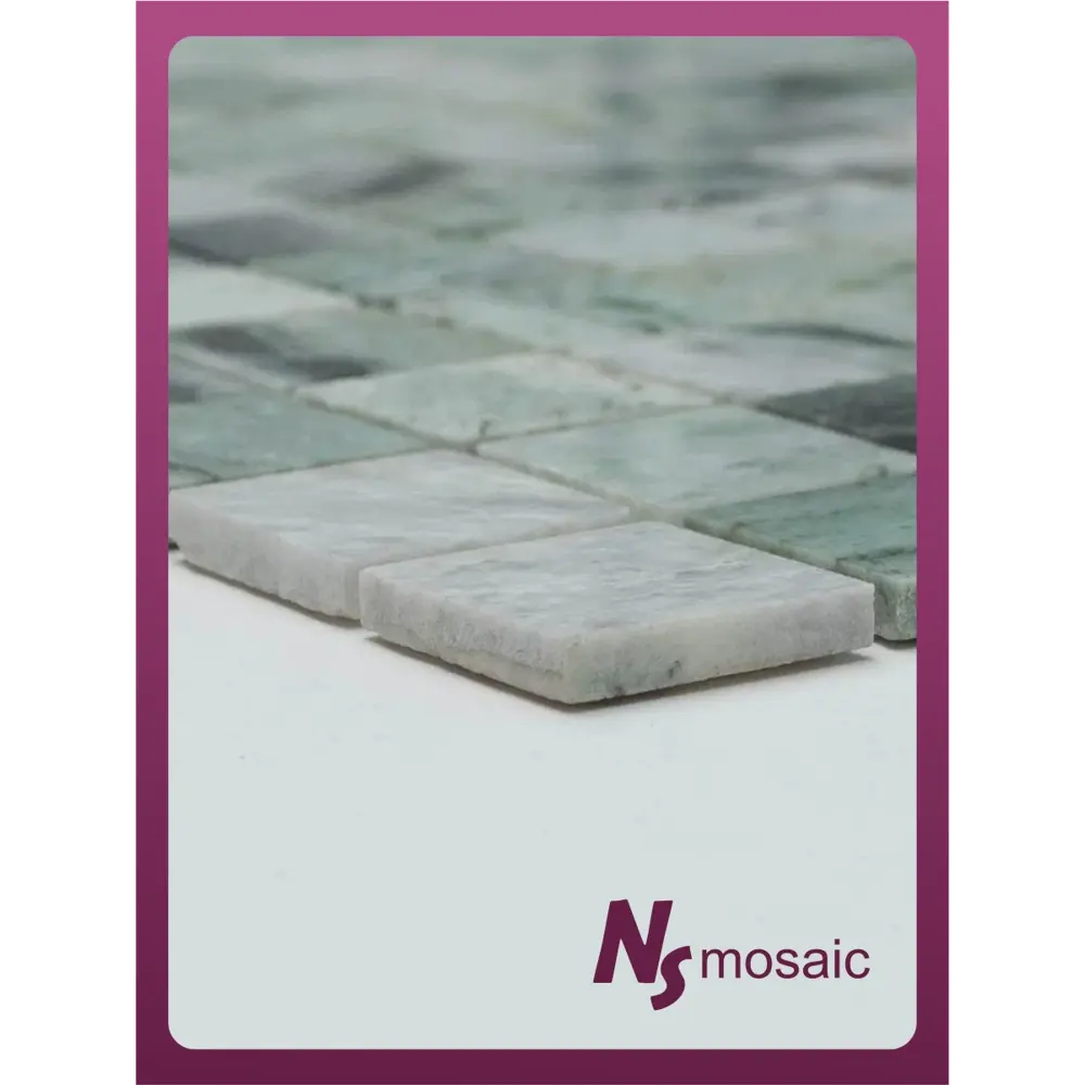 Фото 4 Декоративная мозаика Nsmosaic Kp 763 NS05ST0062nsk 29.8x29.8см цвет Зеленый Фото 4 Декоративная мозаика Nsmosaic Kp 763 NS05ST0062nsk 29.8x29.8см цвет Зеленый