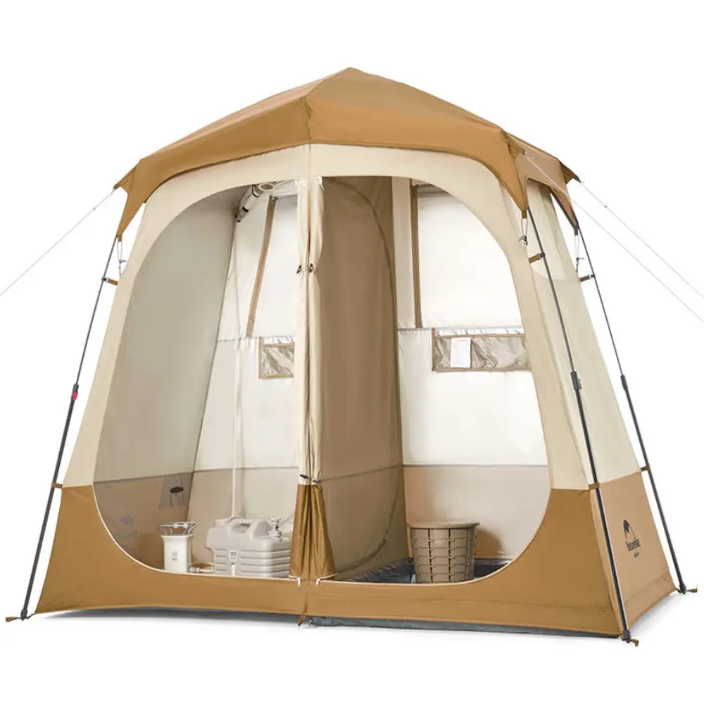 Фото 2 Палатка От 1 до 2-х местная Naturehike NH22ZP006-BR коричневый Фото 2 Палатка От 1 до 2-х местная Naturehike NH22ZP006-BR коричневый