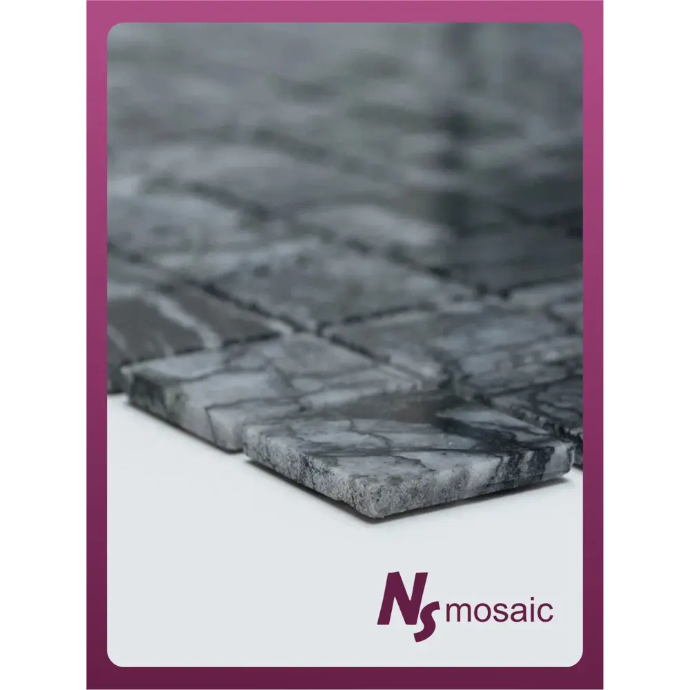 Фото 3 Декоративная мозаика Nsmosaic Kp 768 NS05ST0067nsk 29.8x29.8см цвет Черный Фото 3 Декоративная мозаика Nsmosaic Kp 768 NS05ST0067nsk 29.8x29.8см цвет Черный