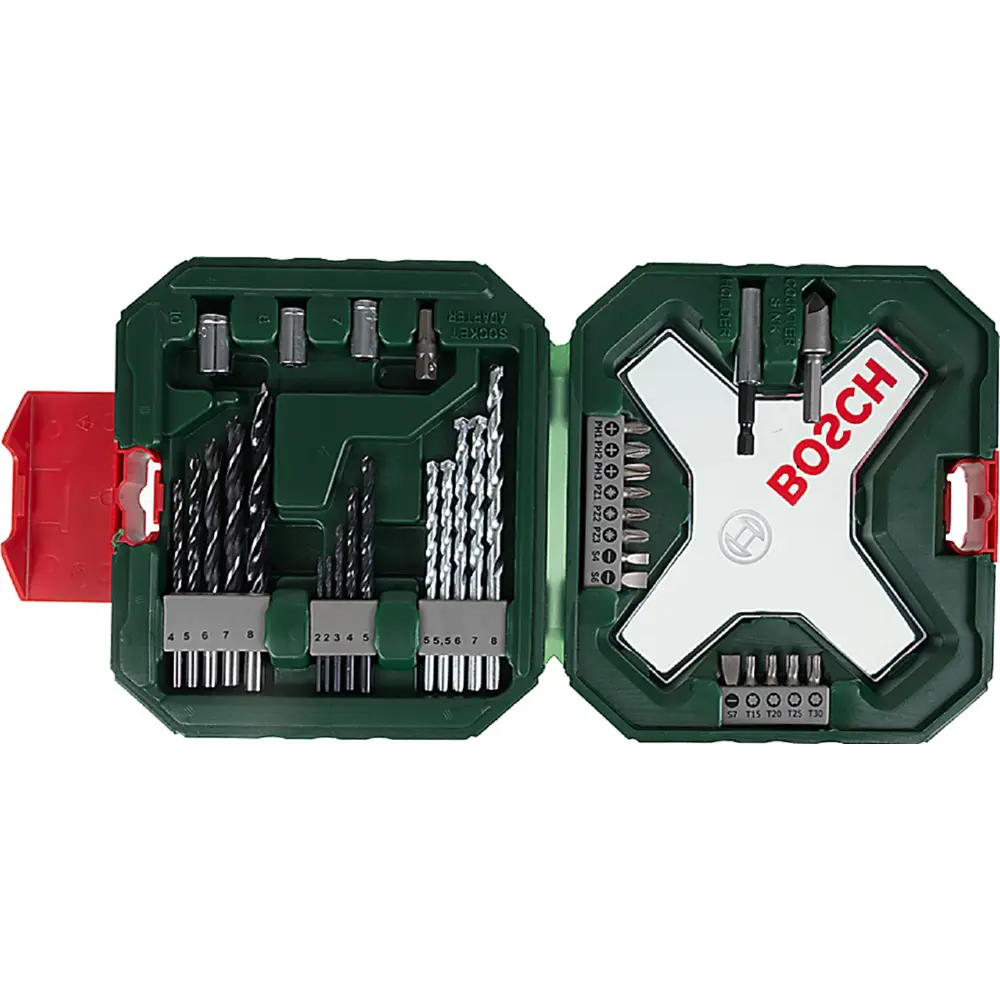 Фото 2 Набор сверл и бит Bosch X-line 34, 2607010608, 34 предмета Фото 2 Набор сверл и бит Bosch X-line 34, 2607010608, 34 предмета