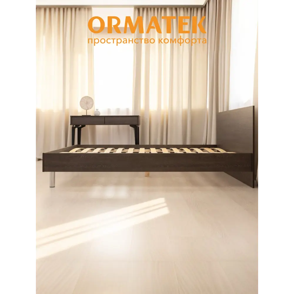 Фото 21 Кровать Орматек Linea 147х80х203 см ЛДСП цвет темно-коричневый Фото 21 Кровать Орматек Linea 147х80х203 см ЛДСП цвет темно-коричневый