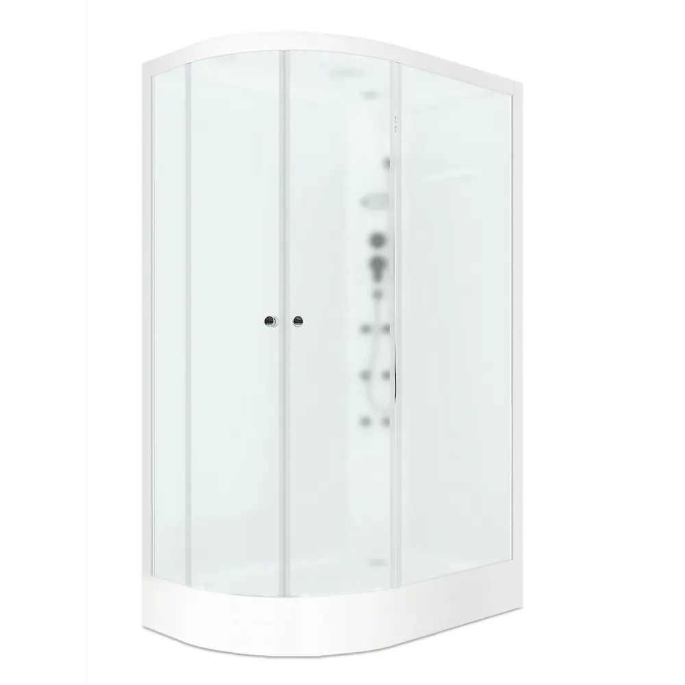 Фото Душевая кабина Domani-Spa Delight Slim 128 R правая DS01DS128RLWM10 120x80x218 см гидромассаж прямоугольный низкий поддон, белые стенки Фото Душевая кабина Domani-Spa Delight Slim 128 R правая DS01DS128RLWM10 120x80x218 см гидромассаж прямоугольный низкий поддон, белые стенки
