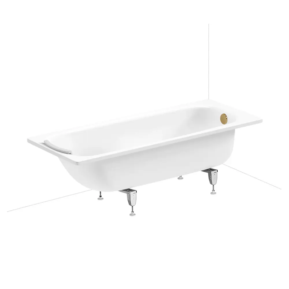 Фото 2 Ванна Sanitana BLB Universal 20220848R прямоугольная сталь 170x75 см с подвесным унитазом Фото 2 Ванна Sanitana BLB Universal 20220848R прямоугольная сталь 170x75 см с подвесным унитазом