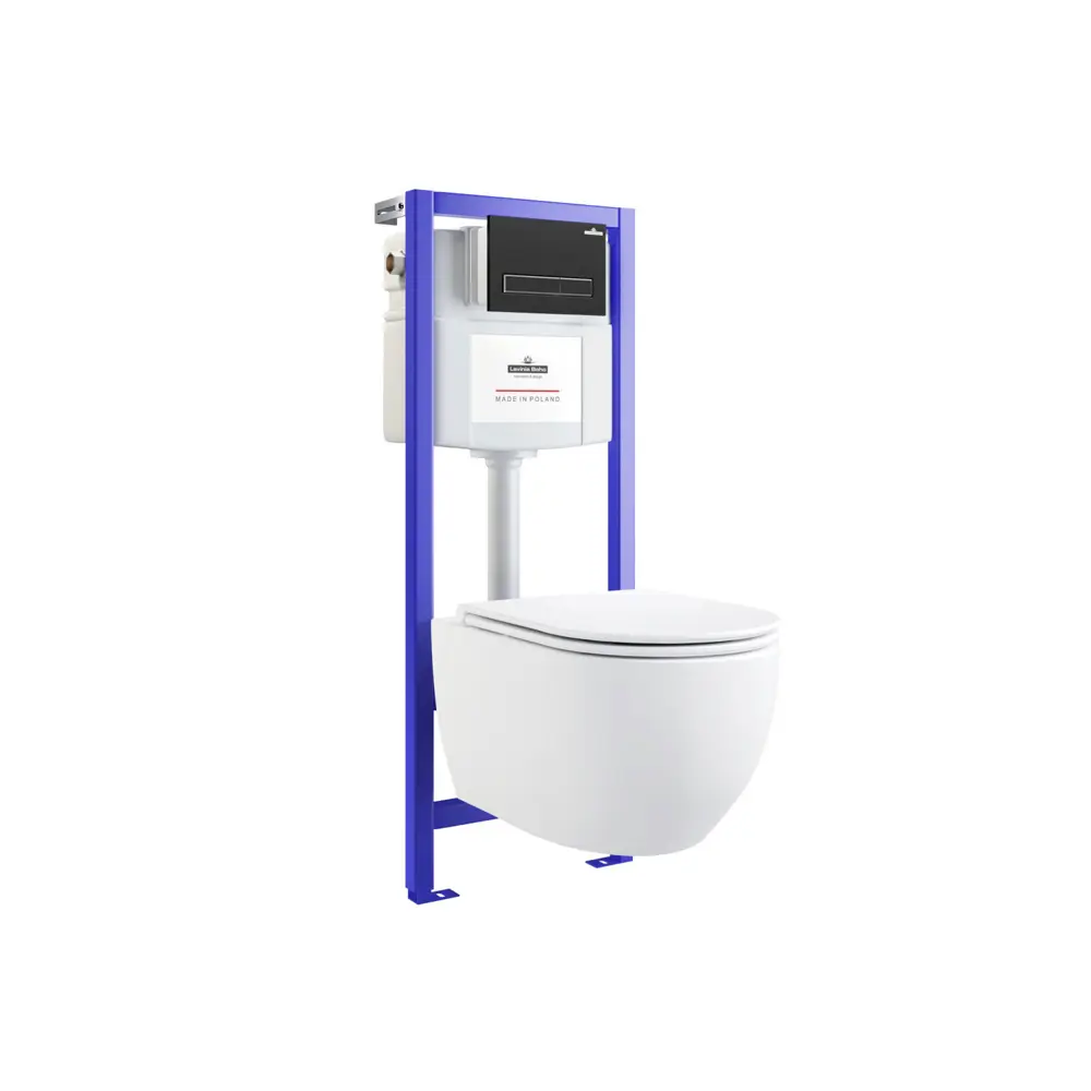 Фото 3 Ванна Sanitana BLB Universal 20220835R прямоугольная сталь 160x70 см с подвесным унитазом и раковиной в комплекте Фото 3 Ванна Sanitana BLB Universal 20220835R прямоугольная сталь 160x70 см с подвесным унитазом и раковиной в комплекте