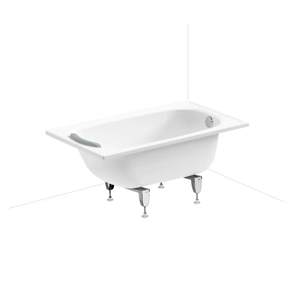 Фото 2 Ванна Sanitana BLB Europa 20220569R прямоугольная сталь 105x70 см с напольным унитазом и раковиной в комплекте Фото 2 Ванна Sanitana BLB Europa 20220569R прямоугольная сталь 105x70 см с напольным унитазом и раковиной в комплекте