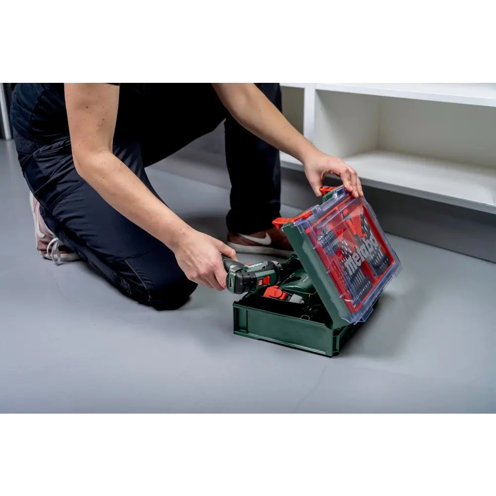 Фото 7 Дрель-шуруповерт аккумуляторная Metabo Powermaxx BS Basic Set 600080710, 12 В Li-Ion 2x2 Ач Фото 7 Дрель-шуруповерт аккумуляторная Metabo Powermaxx BS Basic Set 600080710, 12 В Li-Ion 2x2 Ач