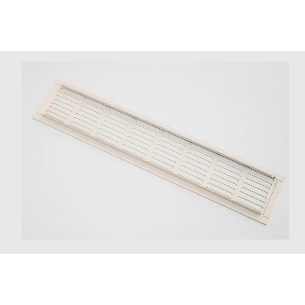 Фото 4 Решетка вентиляционная Шамрай 500x80 мм сталь/алюминий цвет кремовый Фото 4 Решетка вентиляционная Шамрай 500x80 мм сталь/алюминий цвет кремовый