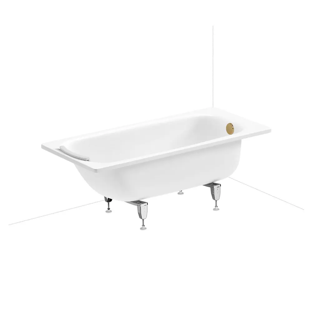 Фото 2 Ванна Sanitana BLB Universal 20220696R прямоугольная сталь 150x70 см с напольным унитазом Фото 2 Ванна Sanitana BLB Universal 20220696R прямоугольная сталь 150x70 см с напольным унитазом