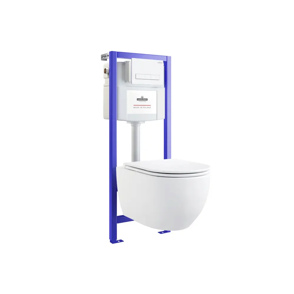 Фото 3 Ванна Sanitana BLB Universal 20220826R прямоугольная сталь 150x70 см с подвесным унитазом и раковиной в комплекте Фото 3 Ванна Sanitana BLB Universal 20220826R прямоугольная сталь 150x70 см с подвесным унитазом и раковиной в комплекте