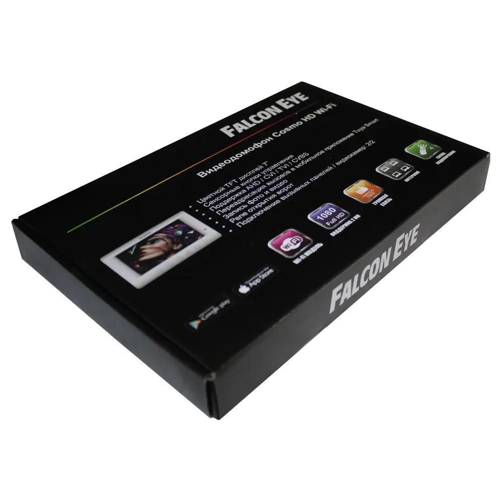 Фото 7 Монитор видеодомофона Falcon Eye Cosmo HD Wi-Fi 7" цвет белый Фото 7 Монитор видеодомофона Falcon Eye Cosmo HD Wi-Fi 7" цвет белый