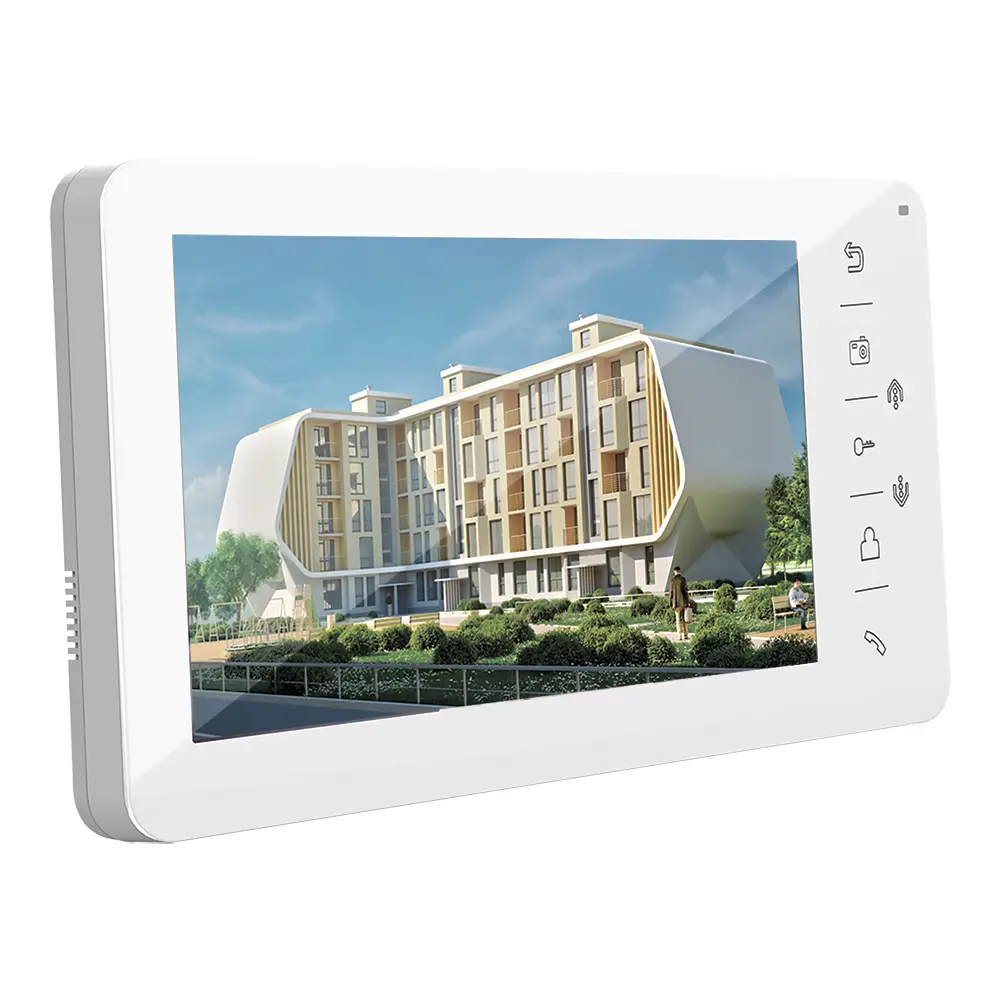 Фото Монитор видеодомофона Tantos Prime HD 7" цвет белый Фото Монитор видеодомофона Tantos Prime HD 7" цвет белый