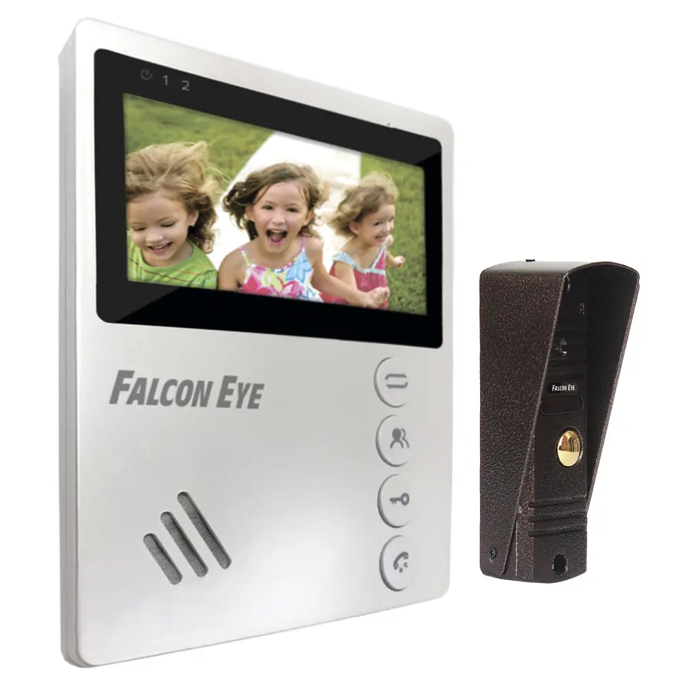 Фото 3 Комплект видеодомофона Falcon Eye KIT- Vista 4.3" цвет белый Фото 3 Комплект видеодомофона Falcon Eye KIT- Vista 4.3" цвет белый