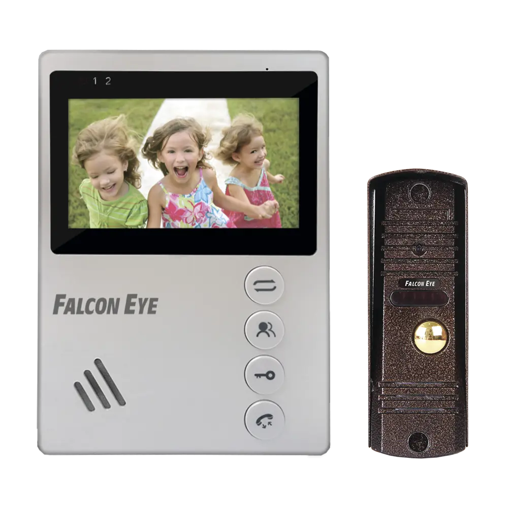 Фото 5 Комплект видеодомофона Falcon Eye KIT- Vista 4.3" цвет белый Фото 5 Комплект видеодомофона Falcon Eye KIT- Vista 4.3" цвет белый