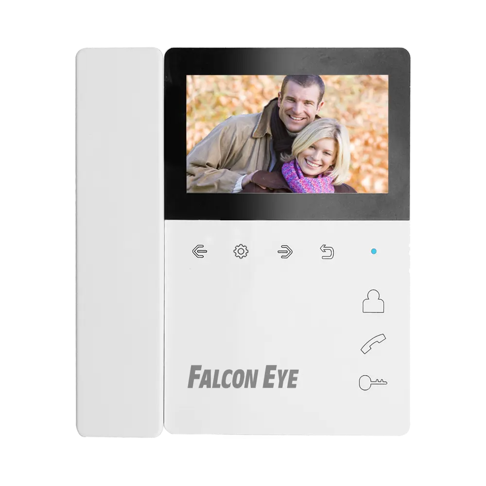 Фото Монитор видеодомофона с трубкой Falcon Eye Lira 4.3" цвет белый Фото Монитор видеодомофона с трубкой Falcon Eye Lira 4.3" цвет белый