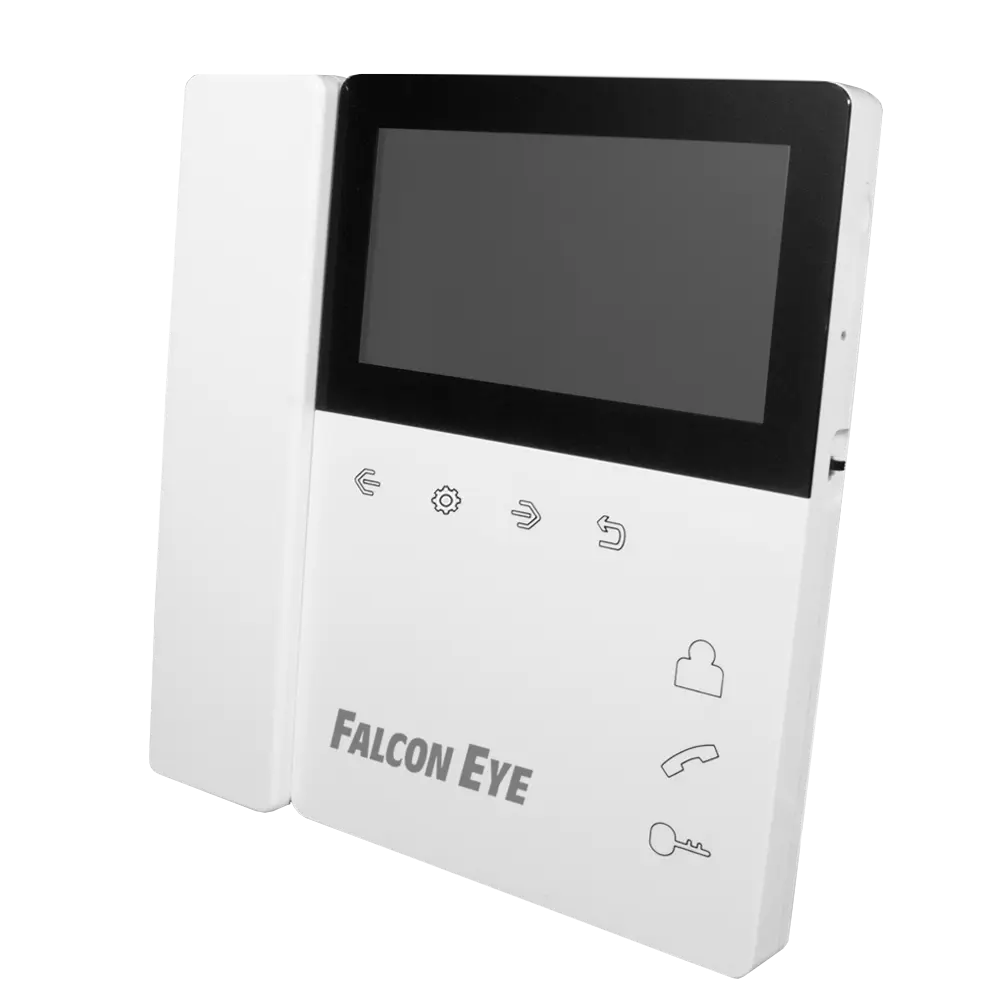 Фото 4 Монитор видеодомофона с трубкой Falcon Eye Lira 4.3" цвет белый Фото 4 Монитор видеодомофона с трубкой Falcon Eye Lira 4.3" цвет белый