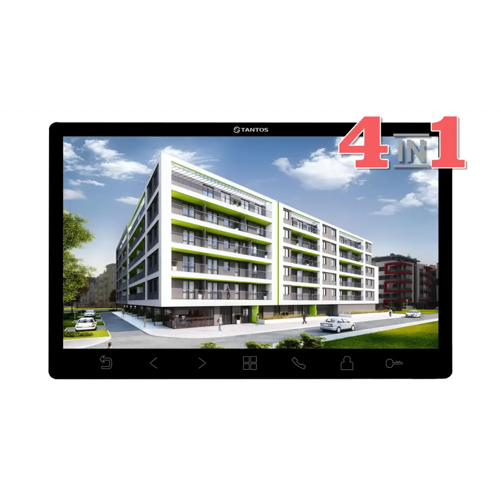 Фото Монитор видеодомофона Tantos Sherlock HD SE 10" цвет черный Фото Монитор видеодомофона Tantos Sherlock HD SE 10" цвет черный