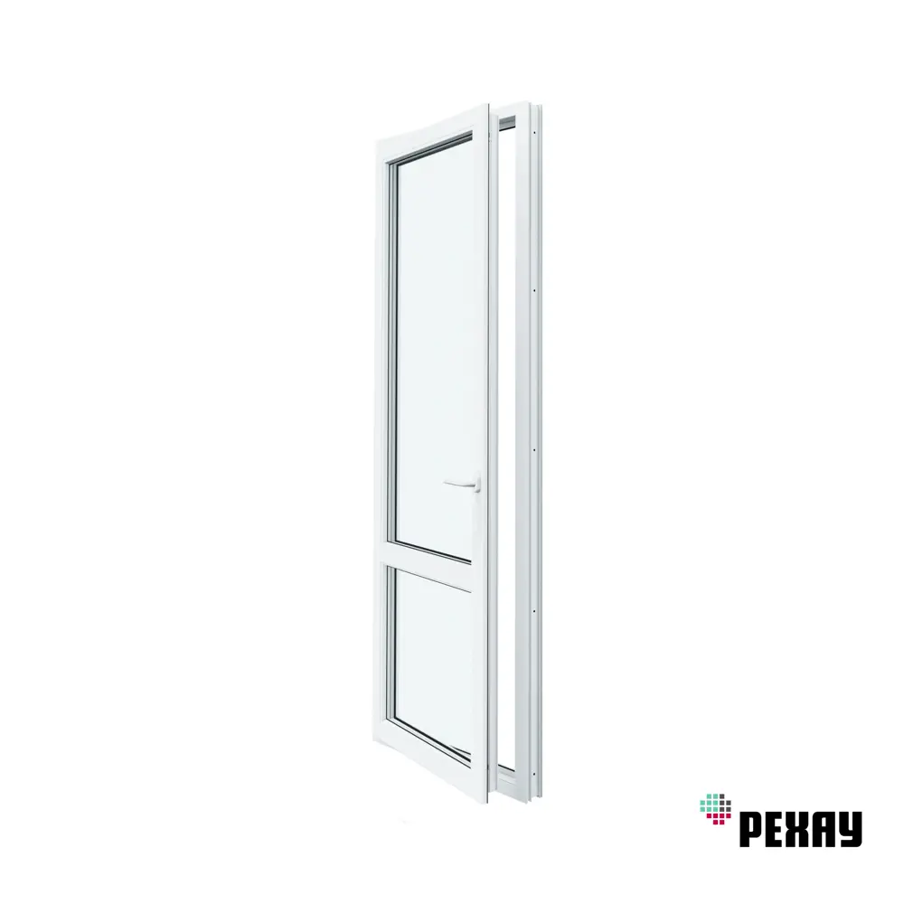 Фото 2 Балконная дверь пластиковая ПВХ Rehau Blitz 1900x700мм (ВxШ) левая двухкамерный стеклопакет белый Фото 2 Балконная дверь пластиковая ПВХ Rehau Blitz 1900x700мм (ВxШ) левая двухкамерный стеклопакет белый