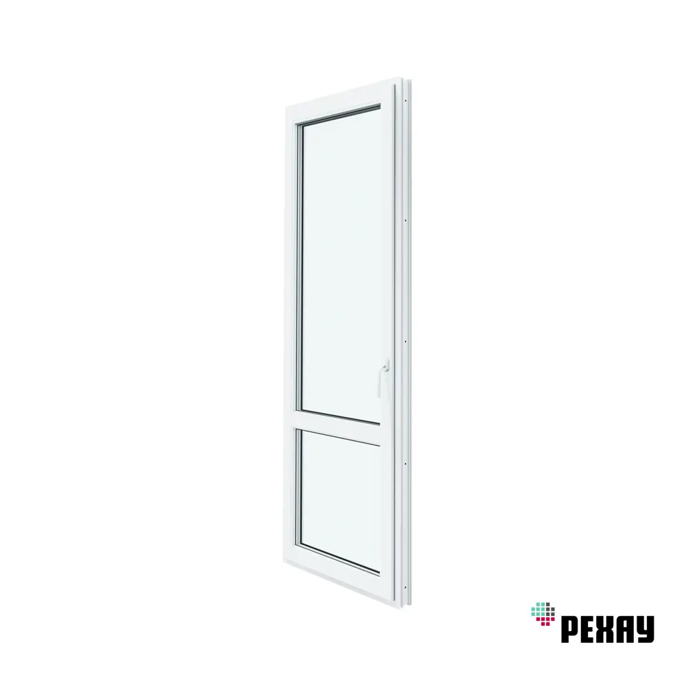 Фото Балконная дверь пластиковая ПВХ Rehau Blitz 1900x700мм (ВxШ) левая двухкамерный стеклопакет белый Фото Балконная дверь пластиковая ПВХ Rehau Blitz 1900x700мм (ВxШ) левая двухкамерный стеклопакет белый