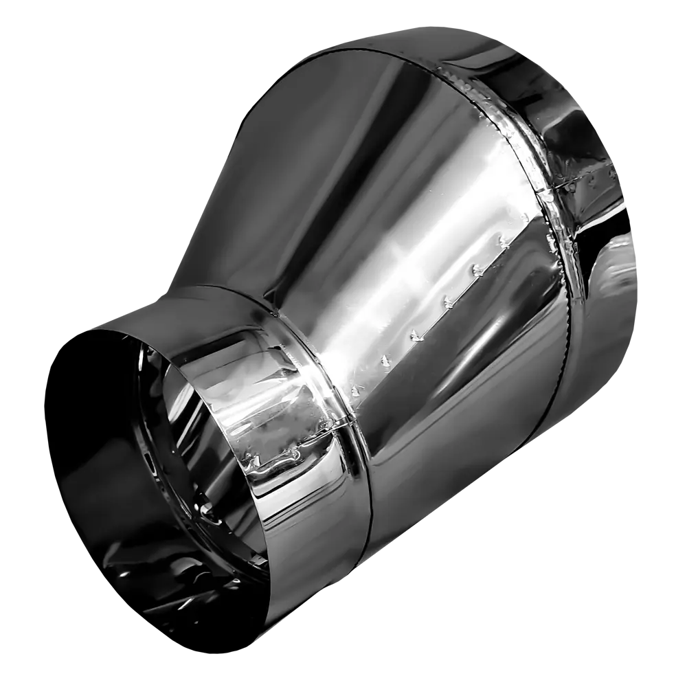 Фото Редуктор эксцентриковый для круглых воздуховодов Шамрай D115/125 мм нержавеющая сталь Фото Редуктор эксцентриковый для круглых воздуховодов Шамрай D115/125 мм нержавеющая сталь