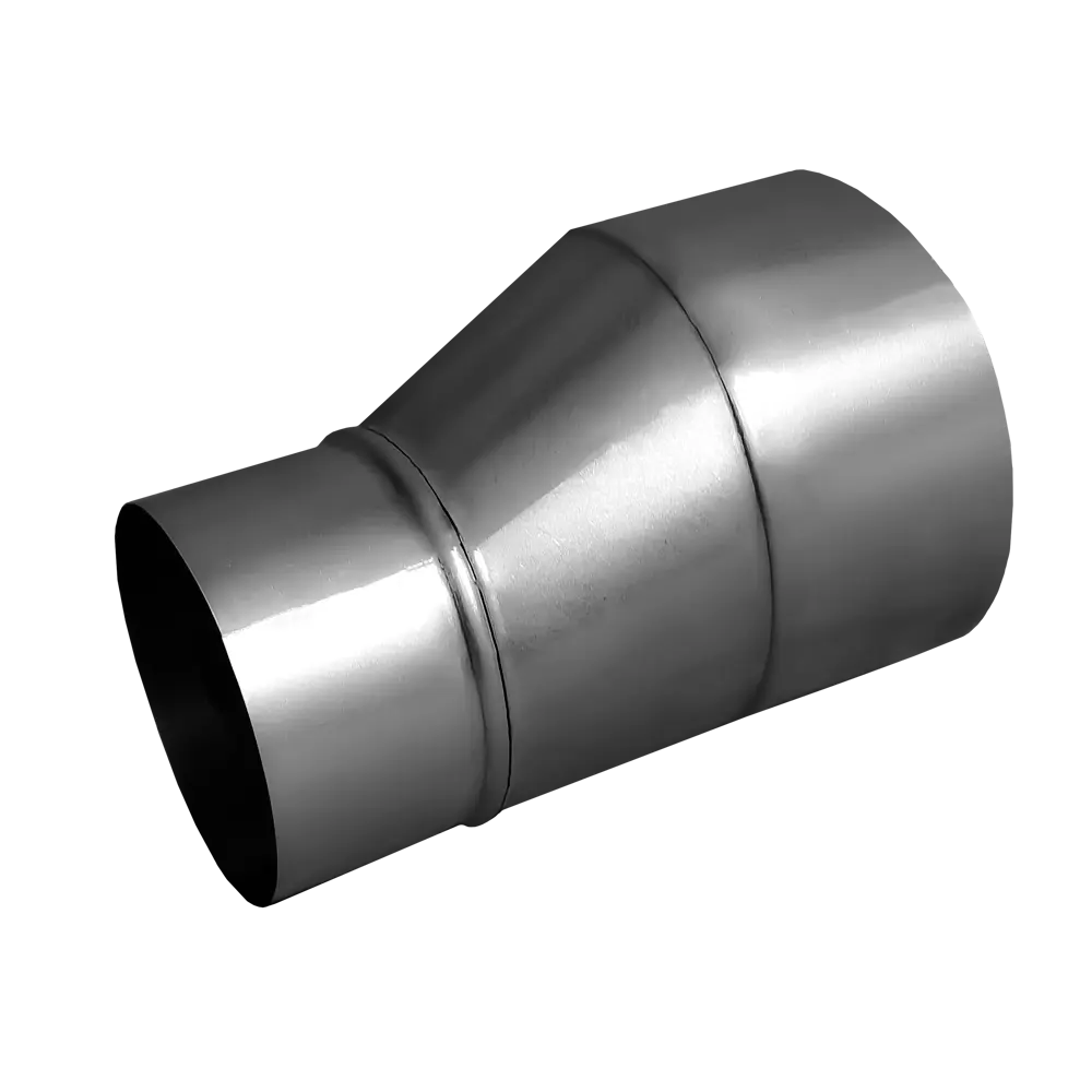 Фото Редуктор эксцентриковый для круглых воздуховодов Шамрай D130/150 мм оцинкованная сталь Фото Редуктор эксцентриковый для круглых воздуховодов Шамрай D130/150 мм оцинкованная сталь