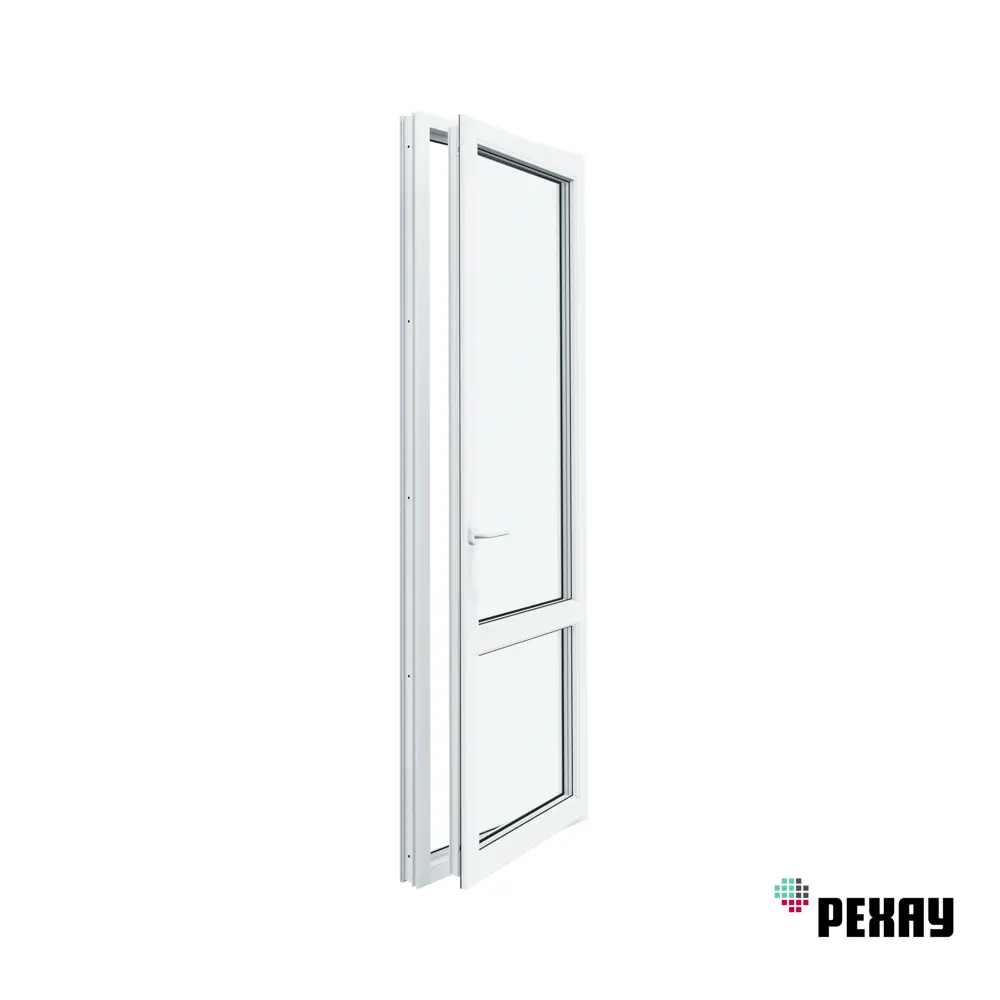 Фото Балконная дверь пластиковая ПВХ Rehau Blitz 2000x700мм (ВxШ) правая однокамерный стеклопакет сэндвич белый Фото Балконная дверь пластиковая ПВХ Rehau Blitz 2000x700мм (ВxШ) правая однокамерный стеклопакет сэндвич белый