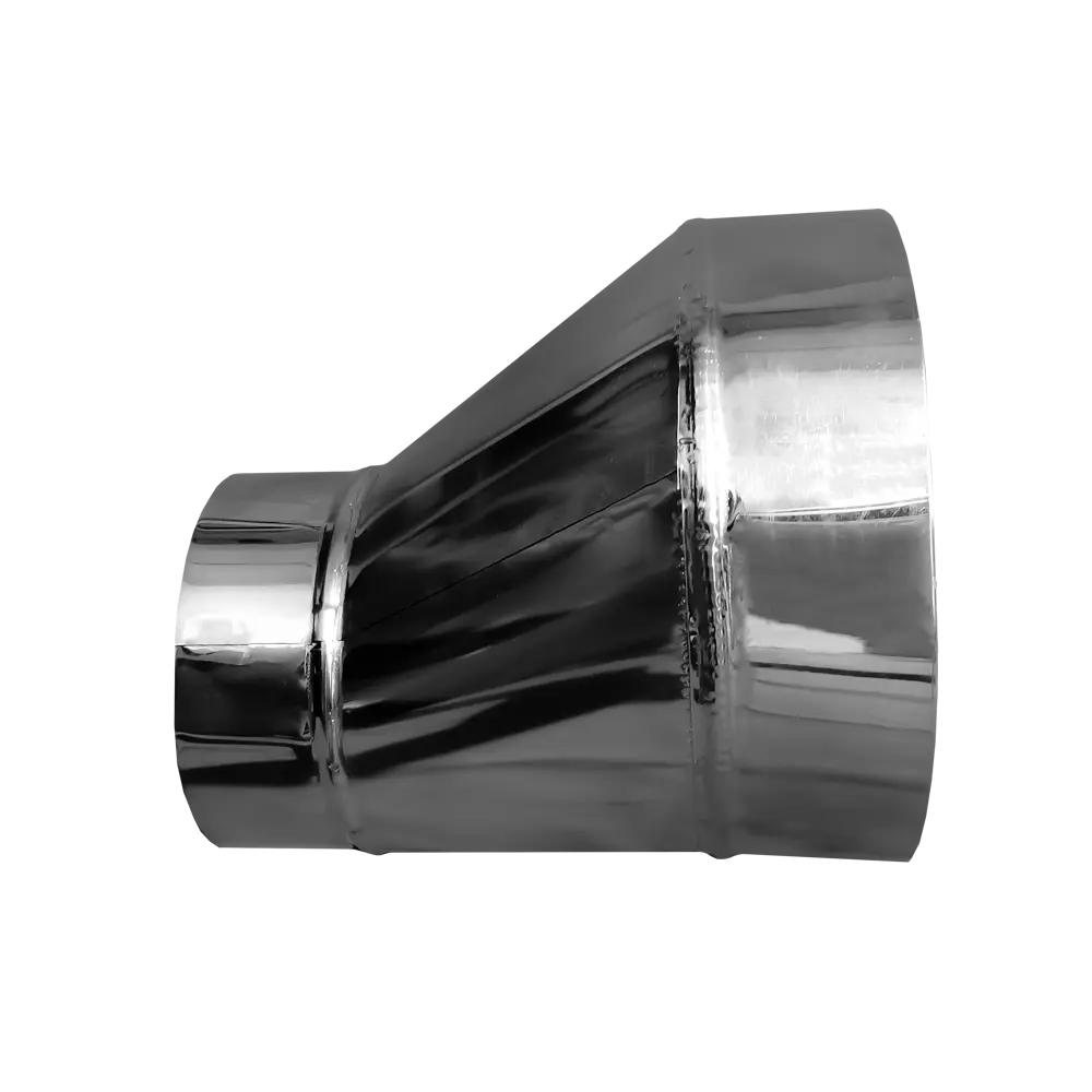 Фото 2 Редуктор эксцентриковый для круглых воздуховодов Шамрай D200/250 мм нержавеющая сталь