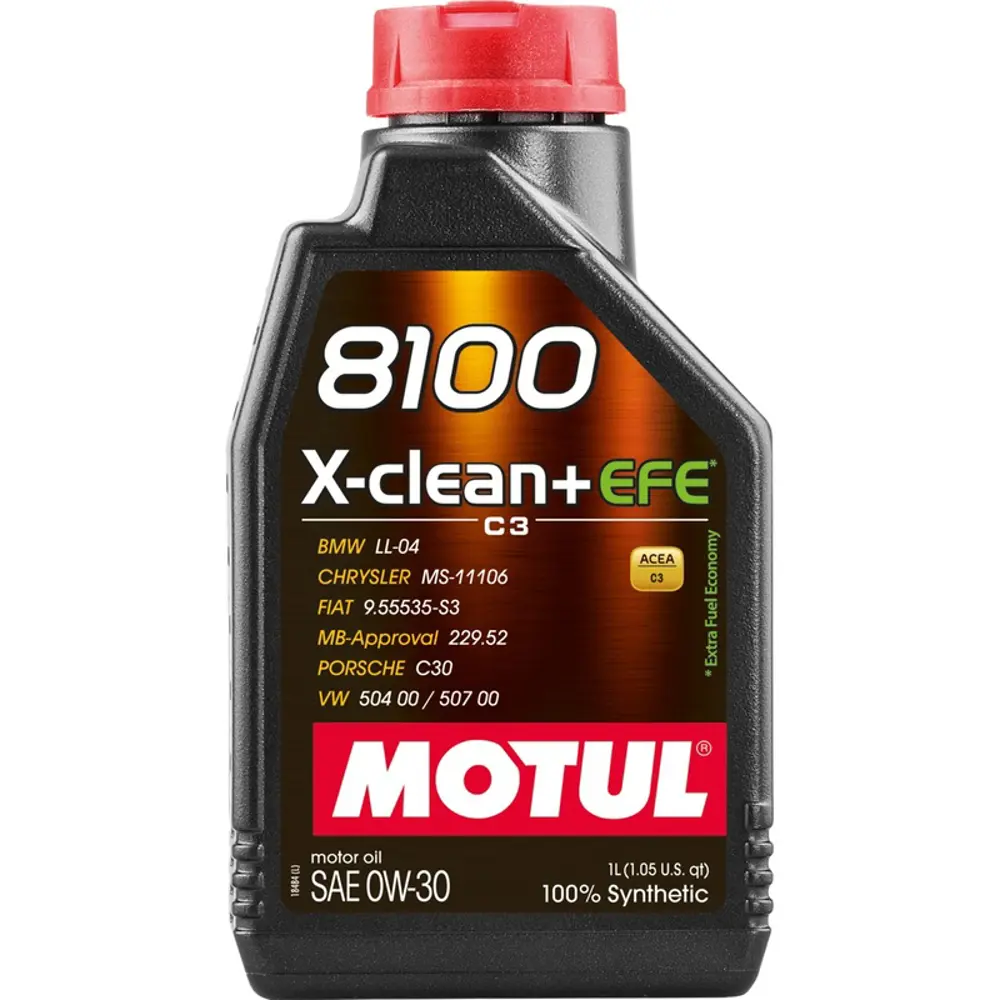 Фото Моторное масло синтетическое Motul 8100 X-clean + EFE 0W30 1 л Фото Моторное масло синтетическое Motul 8100 X-clean + EFE 0W30 1 л
