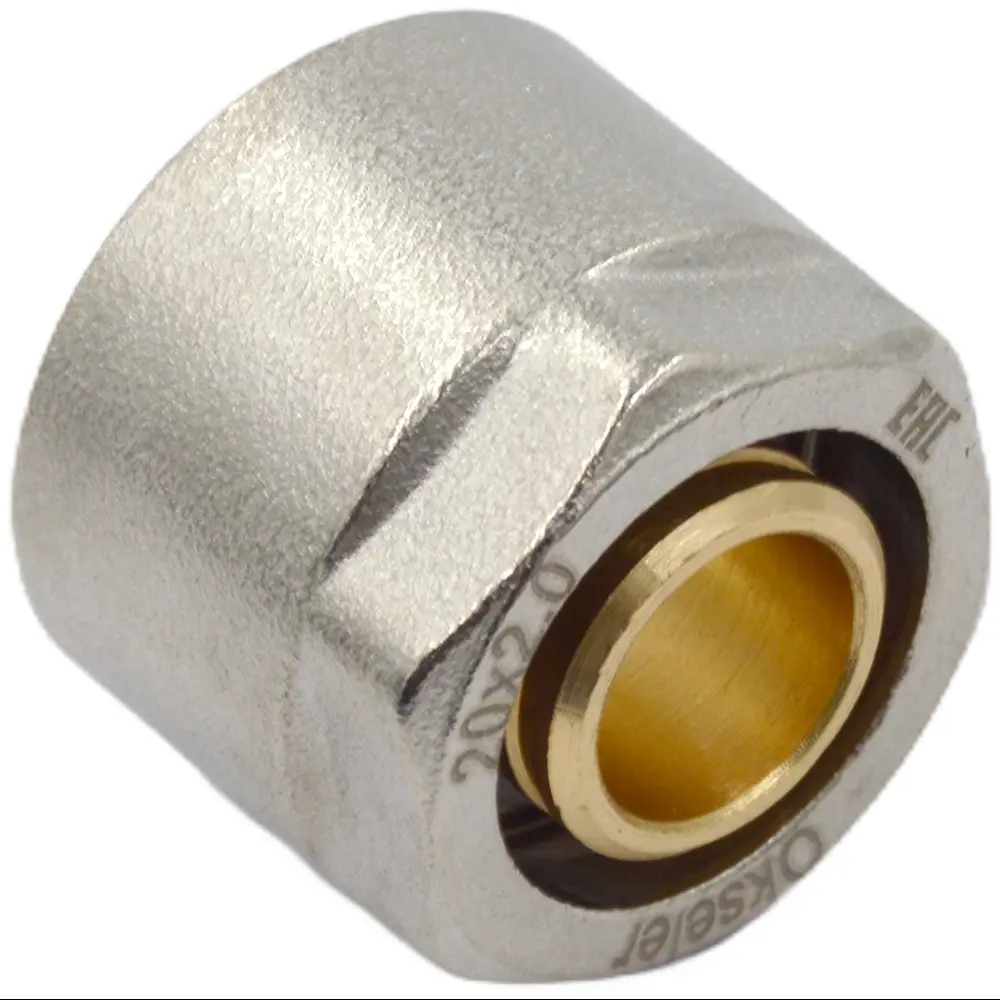 Фото 5 Муфта комбинированная Okseler 3/4"x16 мм ВР латунь oks00397 Фото 5 Муфта комбинированная Okseler 3/4"x16 мм ВР латунь oks00397