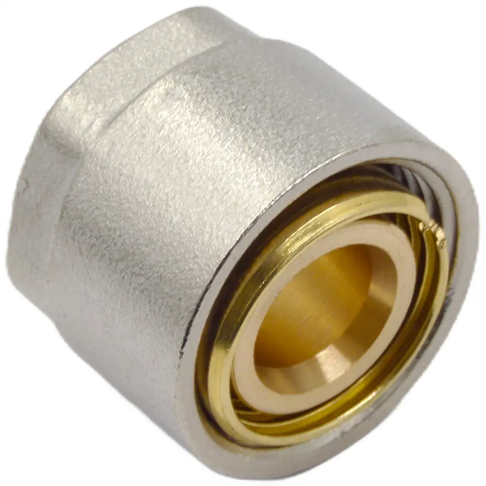 Фото 4 Муфта комбинированная Okseler 3/4"x16 мм ВР латунь oks00397 Фото 4 Муфта комбинированная Okseler 3/4"x16 мм ВР латунь oks00397