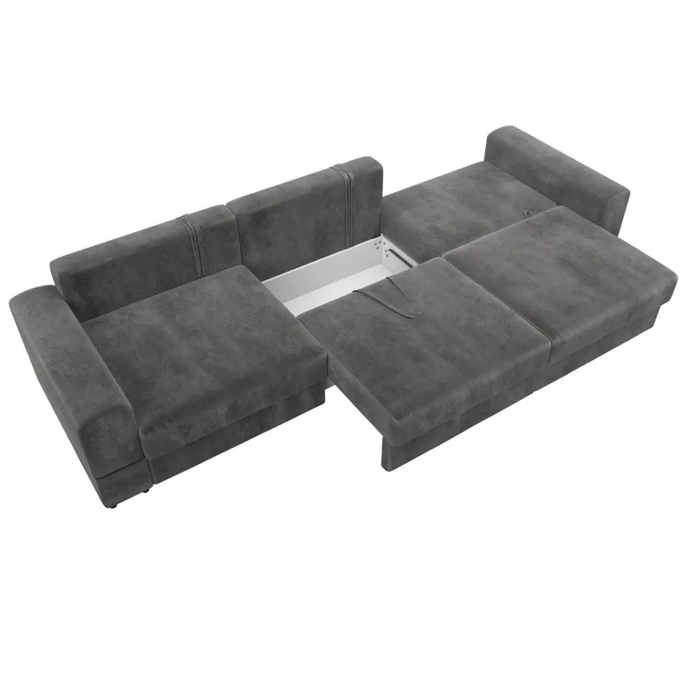 Фото 8 Диван раскладной Лига диванов Лига-055 НПБ Лонг 345x108x92 см велюр цвет tower 10 серый Фото 8 Диван раскладной Лига диванов Лига-055 НПБ Лонг 345x108x92 см велюр цвет tower 10 серый