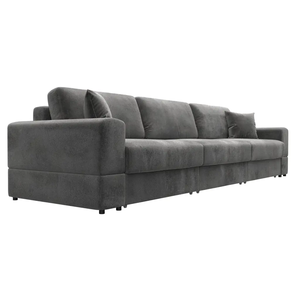 Фото 3 Диван раскладной Лига диванов Лига-055 НПБ Лонг 345x108x92 см велюр цвет tower 10 серый Фото 3 Диван раскладной Лига диванов Лига-055 НПБ Лонг 345x108x92 см велюр цвет tower 10 серый