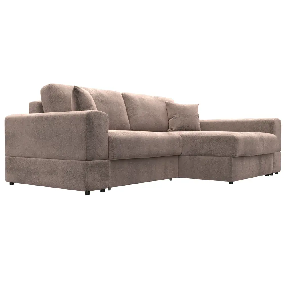 Фото 4 Диван раскладной Лига диванов Лига-055 НПБ 246x160x92 см велюр цвет tower 05 бежевый Фото 4 Диван раскладной Лига диванов Лига-055 НПБ 246x160x92 см велюр цвет tower 05 бежевый