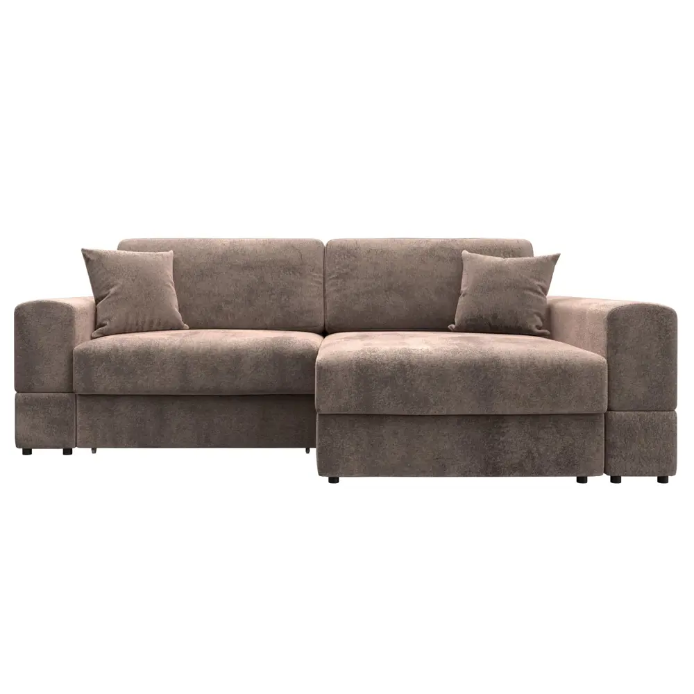 Фото 2 Диван раскладной Лига диванов Лига-055 НПБ 246x160x92 см велюр цвет tower 05 бежевый Фото 2 Диван раскладной Лига диванов Лига-055 НПБ 246x160x92 см велюр цвет tower 05 бежевый