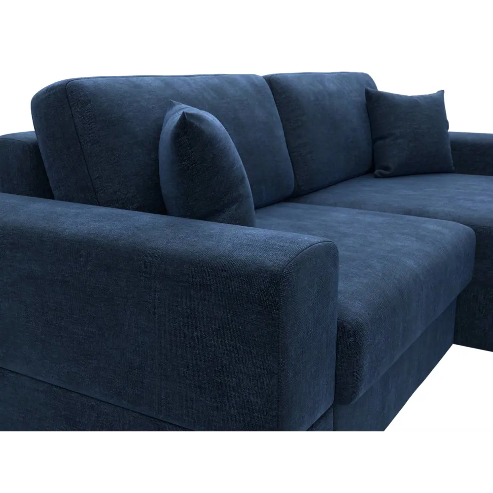 Фото 4 Диван раскладной Лига диванов Лига-055 НПБ 246x160x92 см шенилл цвет rimini 10 синий Фото 4 Диван раскладной Лига диванов Лига-055 НПБ 246x160x92 см шенилл цвет rimini 10 синий