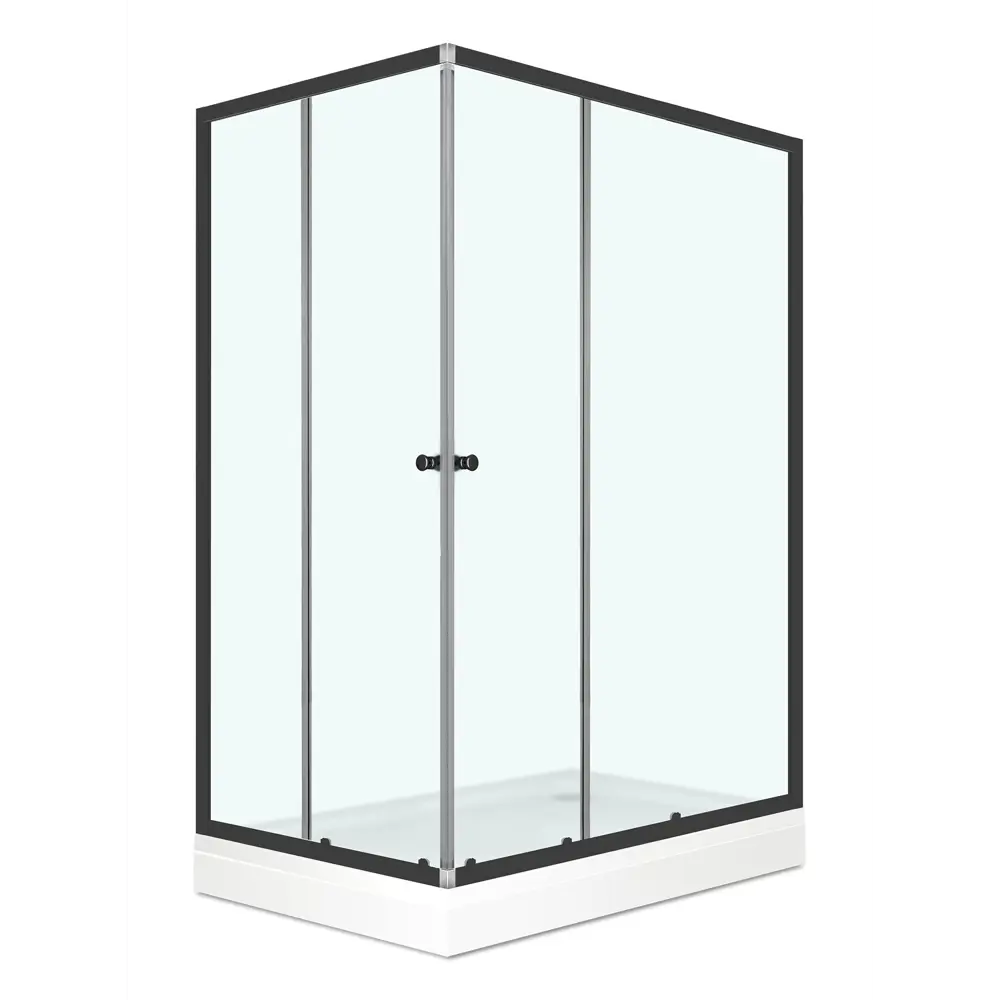 Фото 5 Душевой уголок Domani-spa Shape DS04Sp128L0M00.Gt-Black.MP прямоугольник 120x80см черный профиль эффект стекла матовый Фото 5 Душевой уголок Domani-spa Shape DS04Sp128L0M00.Gt-Black.MP прямоугольник 120x80см черный профиль эффект стекла матовый