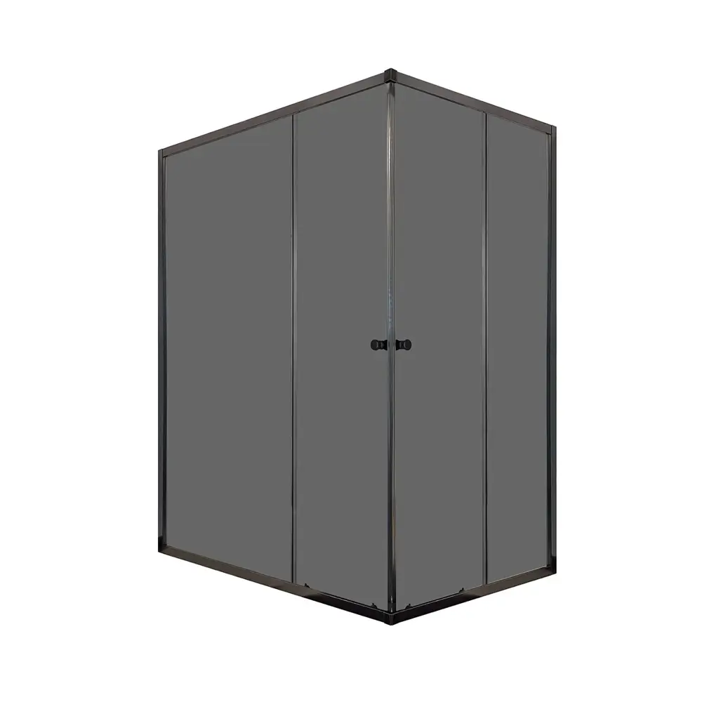 Фото 5 Душевой уголок Domani-spa Shape DS04Sp128L0T00.Gt-Black.MP прямоугольник 120x80см черный профиль эффект стекла тонированный Фото 5 Душевой уголок Domani-spa Shape DS04Sp128L0T00.Gt-Black.MP прямоугольник 120x80см черный профиль эффект стекла тонированный