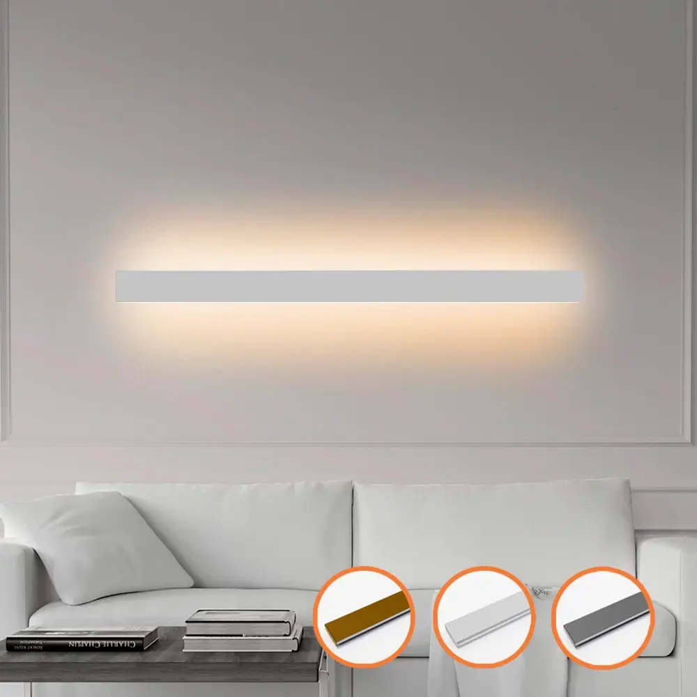 Фото 3 Настенный светильник светодиодный M-101401 Newlamp Freccia с пультом управления регулируемый белый свет цвет белый Фото 3 Настенный светильник светодиодный M-101401 Newlamp Freccia с пультом управления регулируемый белый свет цвет белый
