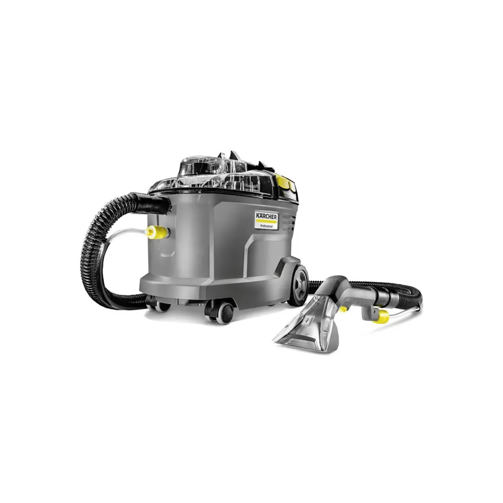 Фото Пылесос с контейнером с влажной уборкой Karcher Puzzi 8/1 1240 Вт 7 л цвет серый/серебристый Фото Пылесос с контейнером с влажной уборкой Karcher Puzzi 8/1 1240 Вт 7 л цвет серый/серебристый