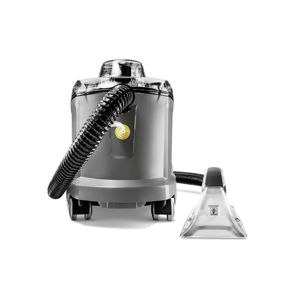 Фото 2 Пылесос с контейнером с влажной уборкой Karcher Puzzi 8/1 1240 Вт 7 л цвет серый/серебристый Фото 2 Пылесос с контейнером с влажной уборкой Karcher Puzzi 8/1 1240 Вт 7 л цвет серый/серебристый