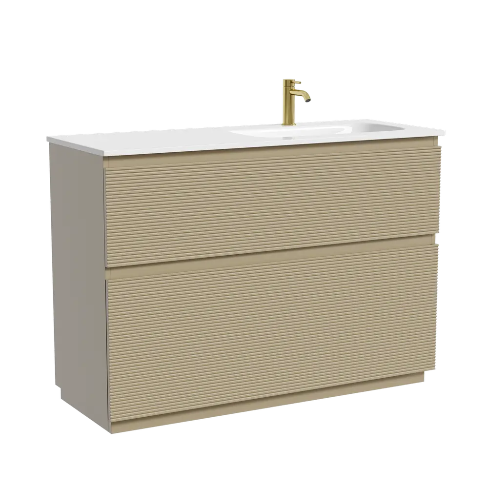 Фото Тумба под раковину напольная Sancos FL120FRCP 119.5см цвет капучино/правая Фото Тумба под раковину напольная Sancos FL120FRCP 119.5см цвет капучино/правая