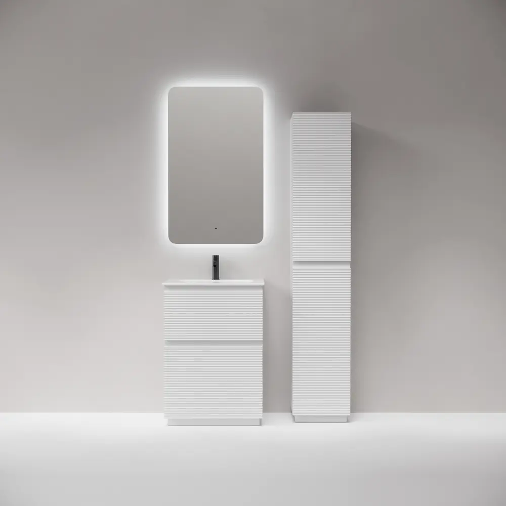 Фото 3 Тумба под раковину напольная Sancos FL60FW 59см цвет bianco Фото 3 Тумба под раковину напольная Sancos FL60FW 59см цвет bianco