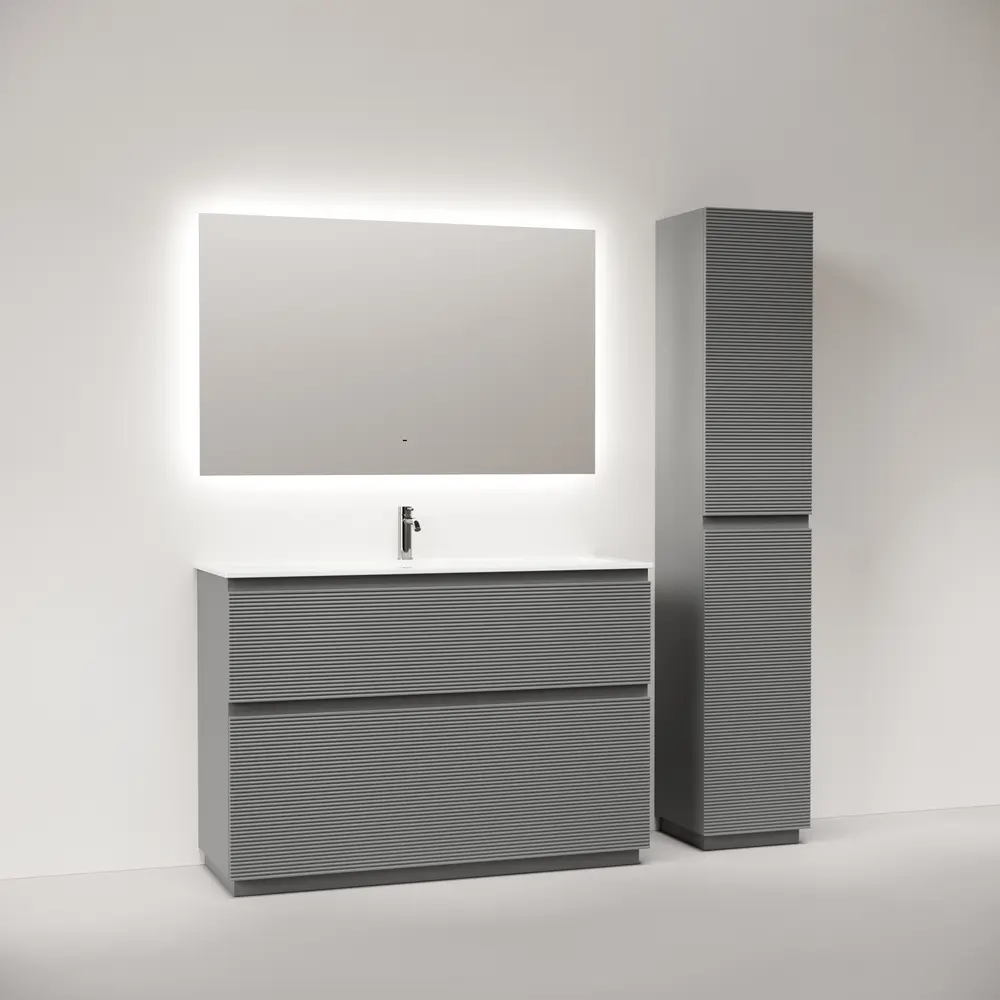 Фото 7 Тумба под раковину напольная Sancos FL120FES 119.5см цвет ergraut soft Фото 7 Тумба под раковину напольная Sancos FL120FES 119.5см цвет ergraut soft