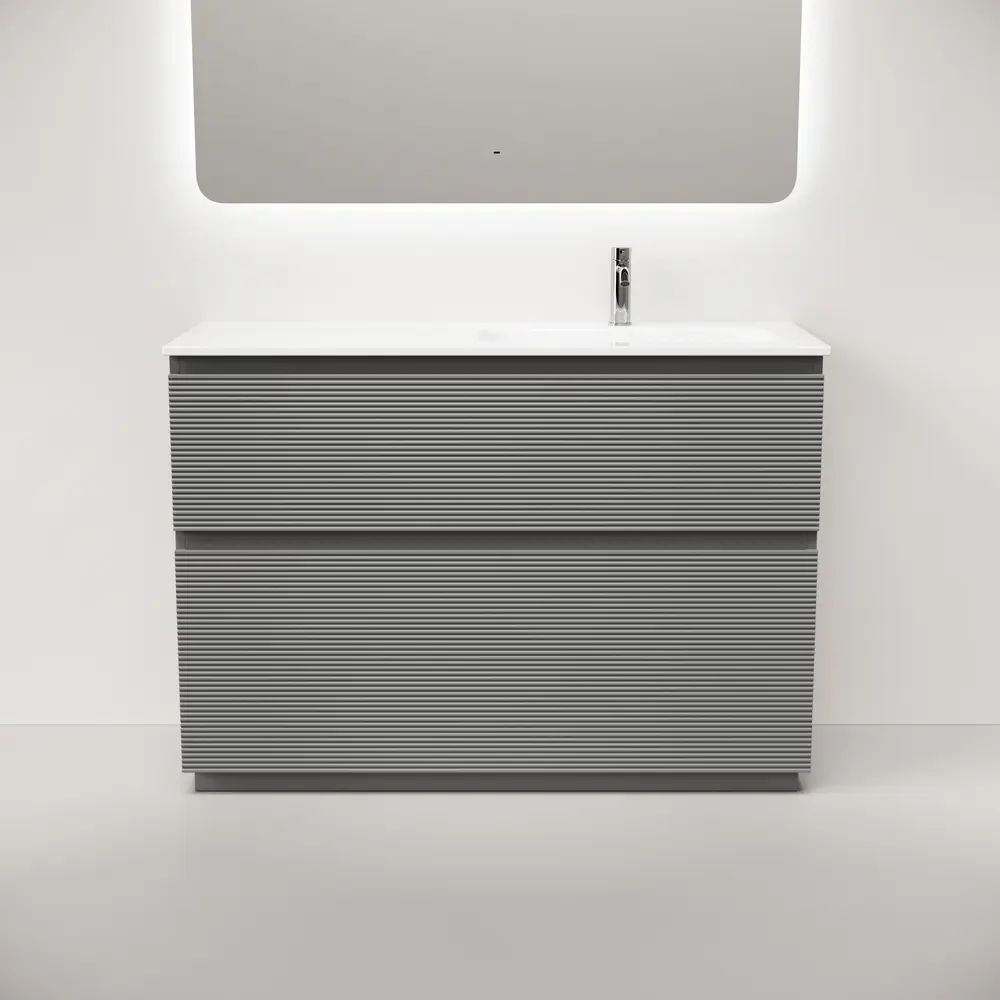Фото 2 Тумба под раковину напольная Sancos FL120FRES 119.5см цвет ergraut soft/правая Фото 2 Тумба под раковину напольная Sancos FL120FRES 119.5см цвет ergraut soft/правая