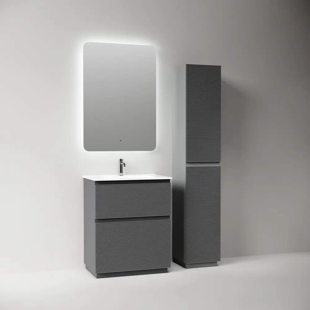 Фото 3 Тумба под раковину напольная Sancos FL70FGS 69см цвет grey soft Фото 3 Тумба под раковину напольная Sancos FL70FGS 69см цвет grey soft